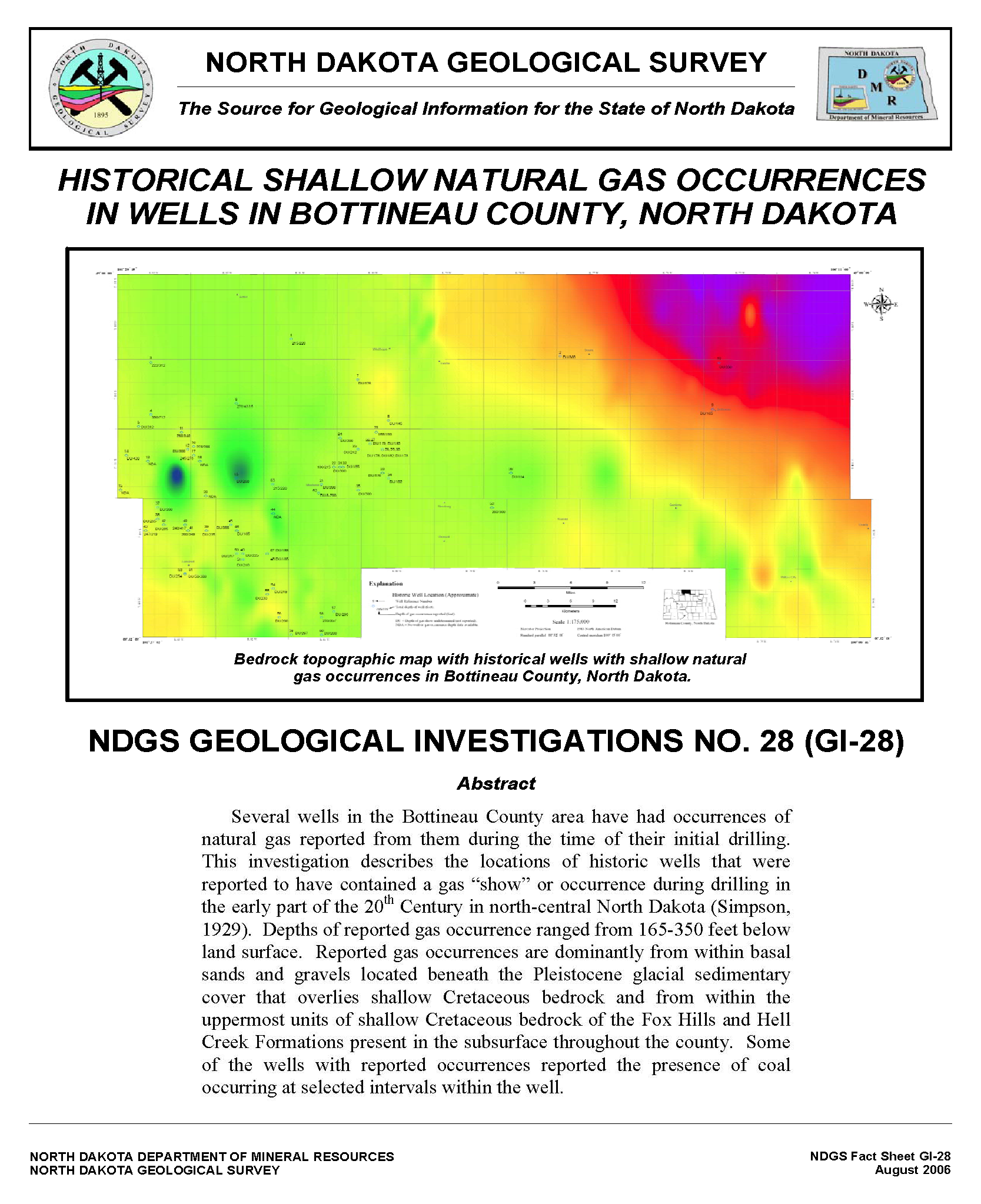 Department of Mineral Resources Geological Survey